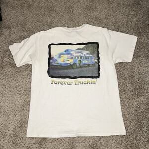 Vintage Grateful Dead Forever Truckin Bus Shirt 1965-1995 Men’s XL